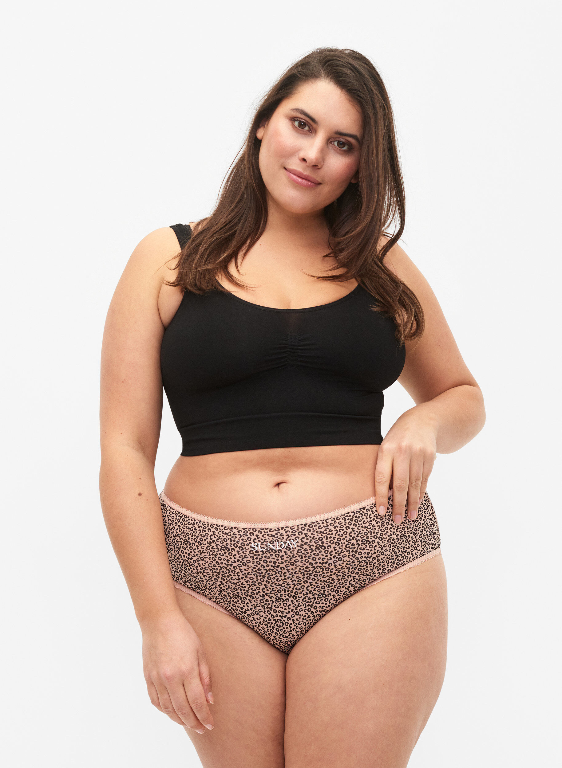 Zizzifashion 7-pack briefs with regular waist, Blue Multi Pack , Model image number 0