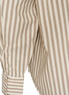 Striped shirt with detachable neck tie, Beige, Packshot image number 3