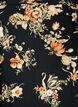 Short cotton dress with an elasticated hem and long sleeves, Black, Packshot image number 2