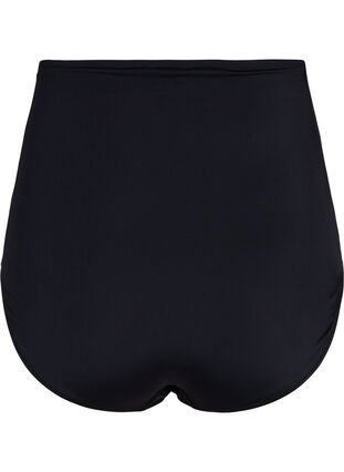 Bikini bottom with extra high waist, Black, Packshot image number 1