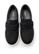 Shoes in faux suede with braided straps, Black, Packshot image number 2
