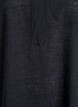 Cotton tunic with a V-neck, Black, Packshot image number 2