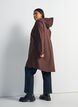 Raincoat with pockets and hood, Brown, Model image number 2