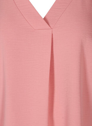 Blouse with puff sleeves, Brandied Apricot, Packshot image number 2