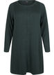 Knitted dress in cotton-viscose blend, Green, Packshot image number 0