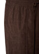Corduroy trousers with wide legs and a high waist, Brown, Packshot image number 2