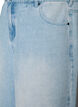 High-waisted denim shorts, Light Blue, Packshot image number 2