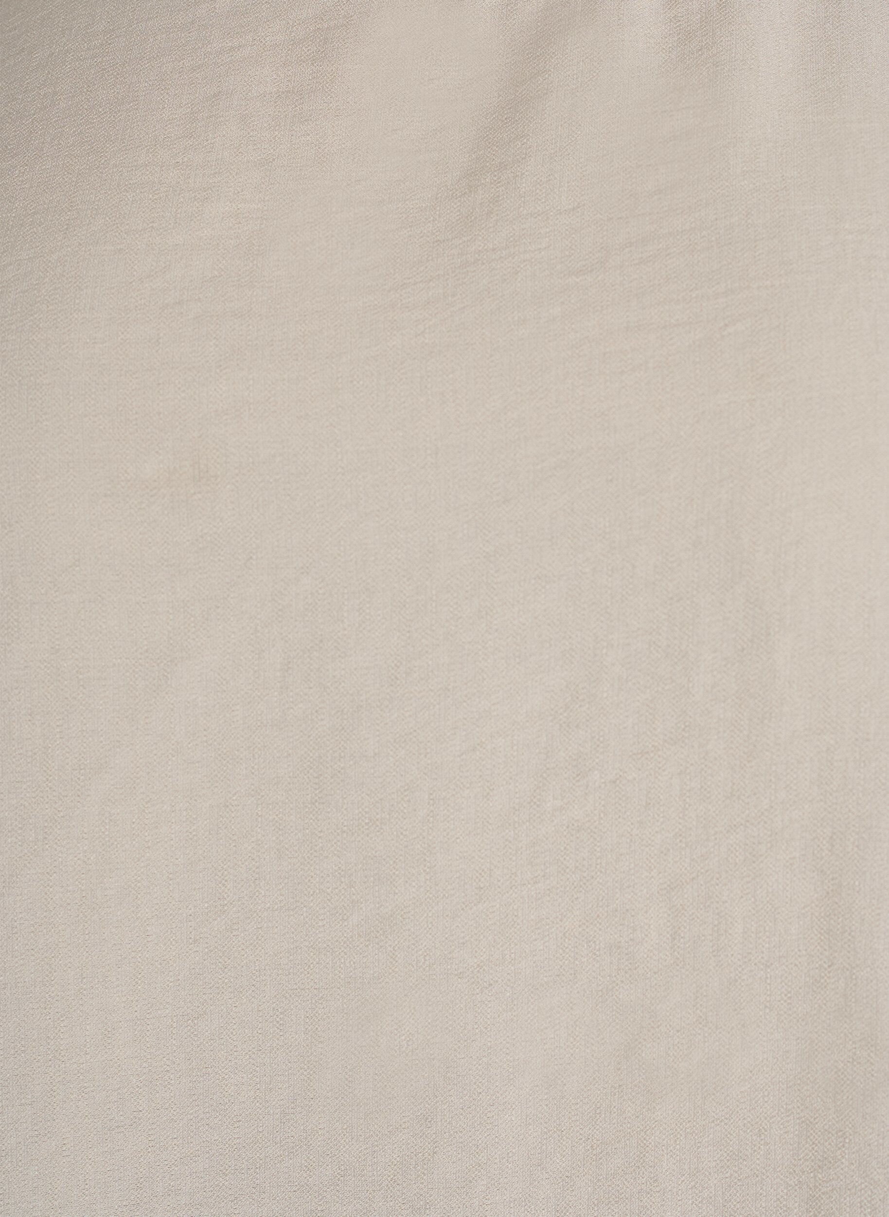 Zizzifashion Viscose blouse with 1/2 sleeves, Beige, Packshot image number 2