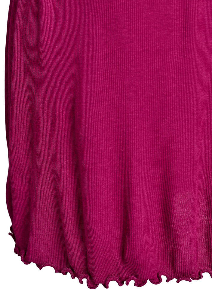 Nightgown with lace hem, Purple, Packshot image number 3