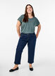 Short sleeve cotton blend T-shirt, Green, Model image number 1