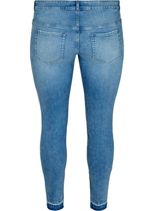 Slim fit Emily jeans with regular waist rise, Blue denim, Packshot image number 1
