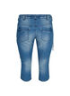 Slim fit capri jeans with pockets, Light Blue, Packshot image number 1