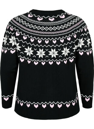 Christmas sweater, Black Comb, Packshot image number 1