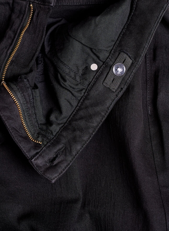 Wide leg jeans with high waist, Black, Packshot image number 3