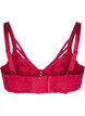 Full coverage lace bra with string details, Rhythmic Red, Packshot image number 1