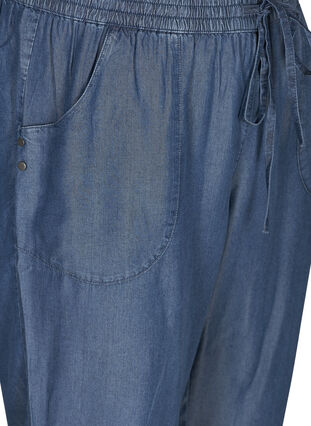 3/4 length trousers, Medium Blue, Packshot image number 2