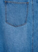 Midi denim overall dress, Blue, Packshot image number 4