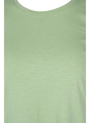 2-pack Short-sleeved T-shirt in Cotton, Navy B/Reseda, Packshot image number 3