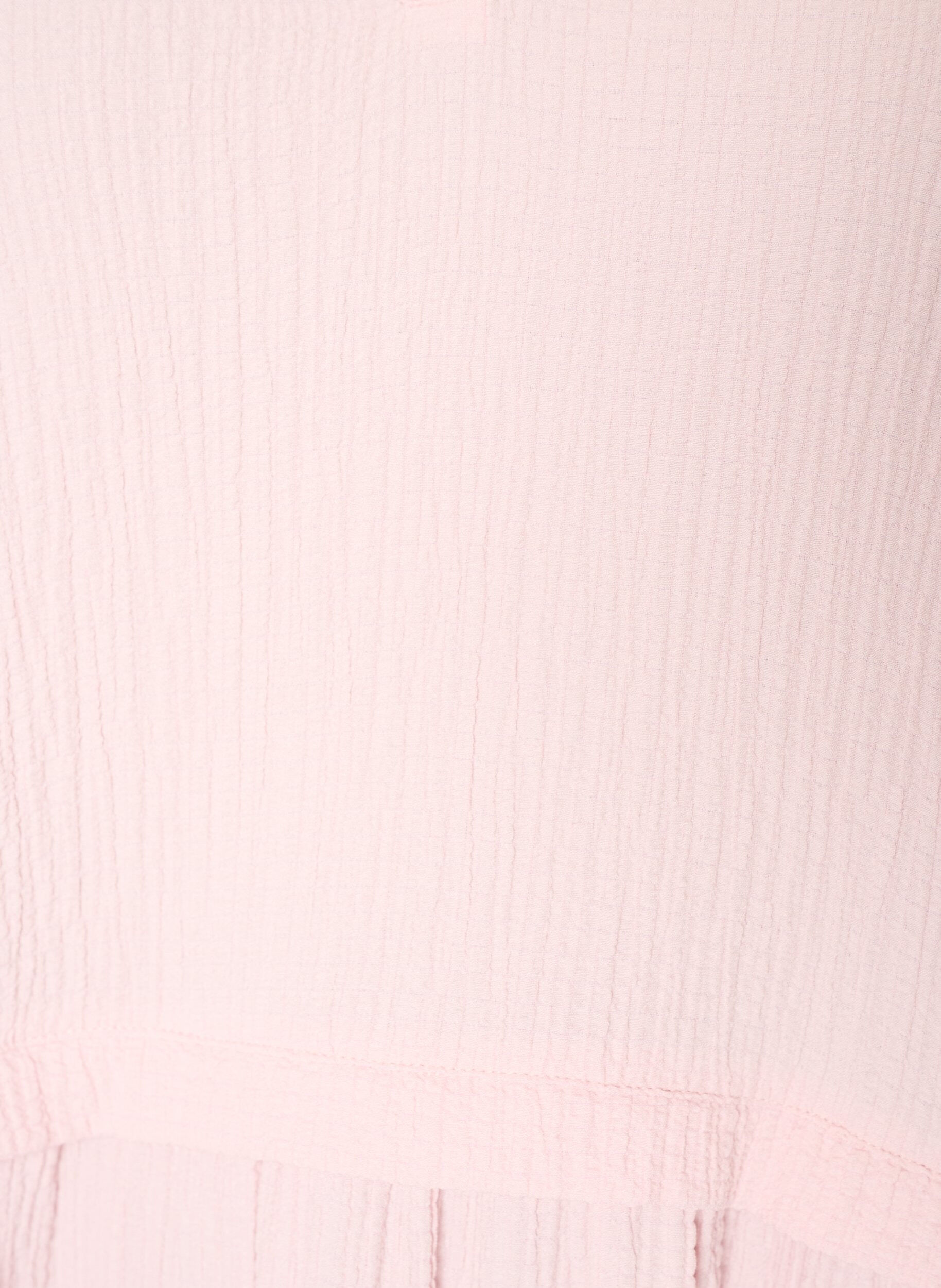 Zizzifashion Tunic with crinkled texture and 1/2 sleeves, Pink, Packshot image number 2