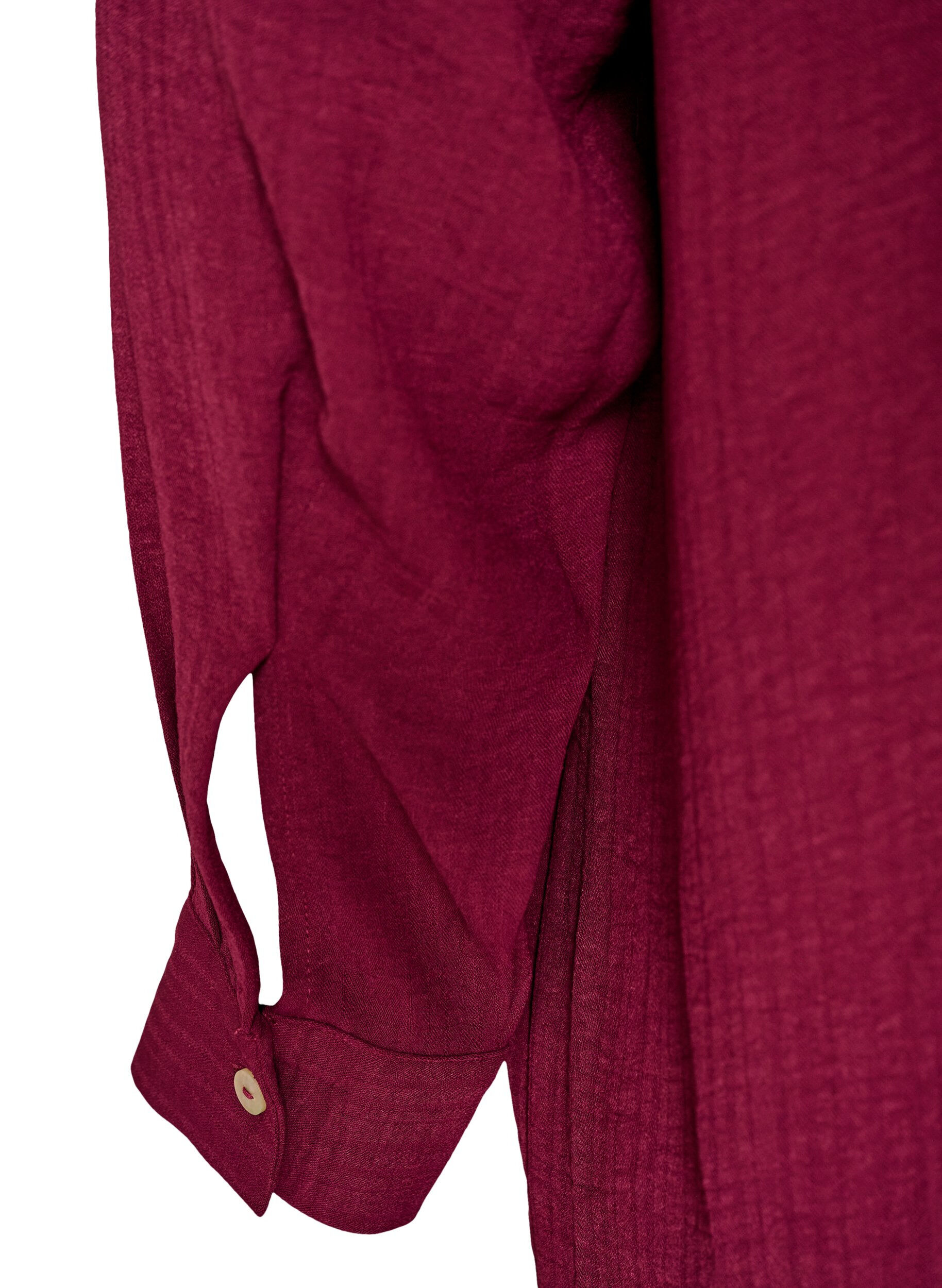 ZizzifashionLong shirt with a light texture, Red, Packshot image number 3