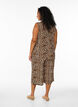 Culotte trousers with print, Brown, Model image number 1