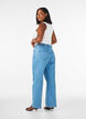Wide leg jeans with high waist, Light Blue, Model image number 1