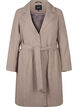 Long wool coat with belt, Moon Rock Mel. , Packshot image number 0