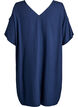 Beach dress in viscose with shoulder detail, Blue, Packshot image number 1