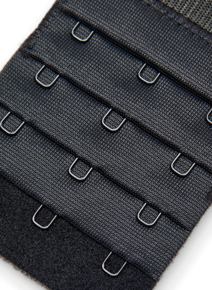 Bra extender with three hooks, Black, Packshot image number 2