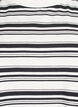 Boxy T-shirt with striped pattern, Black, Packshot image number 2