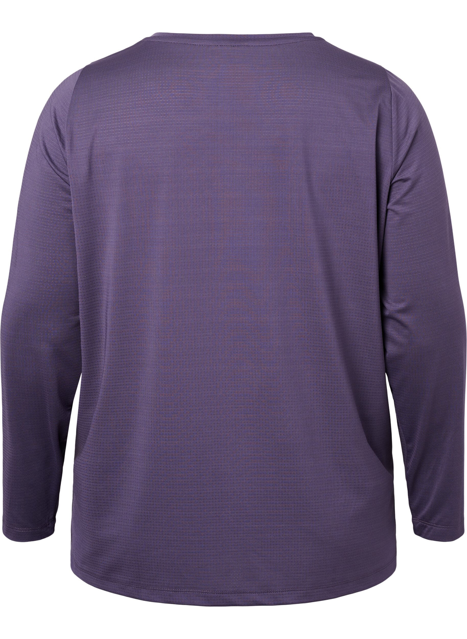 Zizzifashion Long-sleeved training blouse with structure, Purple Plumeria, Packshot image number 1