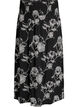 Viscose maxi skirt with smocking, Black, Packshot image number 0