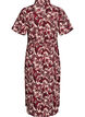 Midi-length shirt dress with floral print, Red, Packshot image number 1
