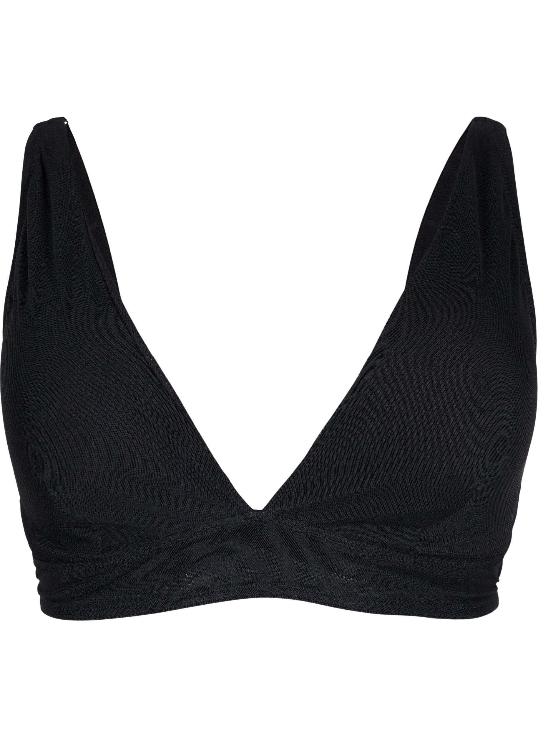 Zizzifashion Bra with removable padding, Black, Packshot image number 0
