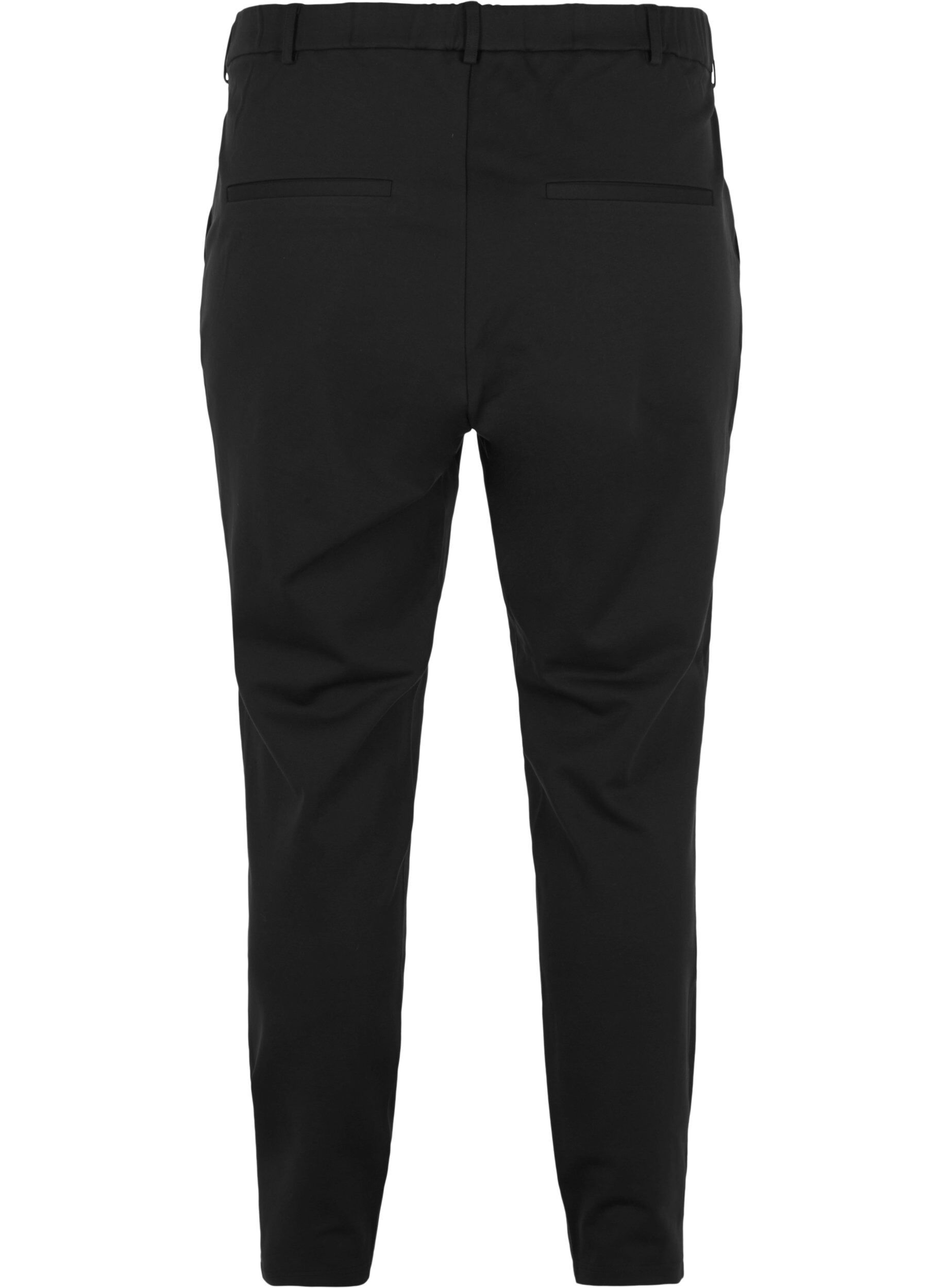 Zizzifashion Cropped Maddison trousers, Black, Packshot image number 1