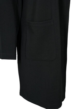 FLASH - Long blazer with pockets, Black, Packshot image number 3