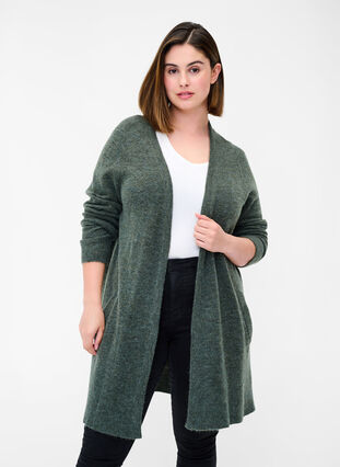 Long knitted cardigan with pockets, Urban Chic Mel., Model image number 0