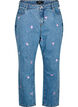 Mille mom fit jeans with embroidery, Light Blue, Packshot image number 0