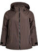 Waterproof winter jacket with detachable hood, Brown, Packshot image number 0