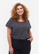 Cotton t-shirt with stripes, Night Sky W. Stripe, Model image number 0