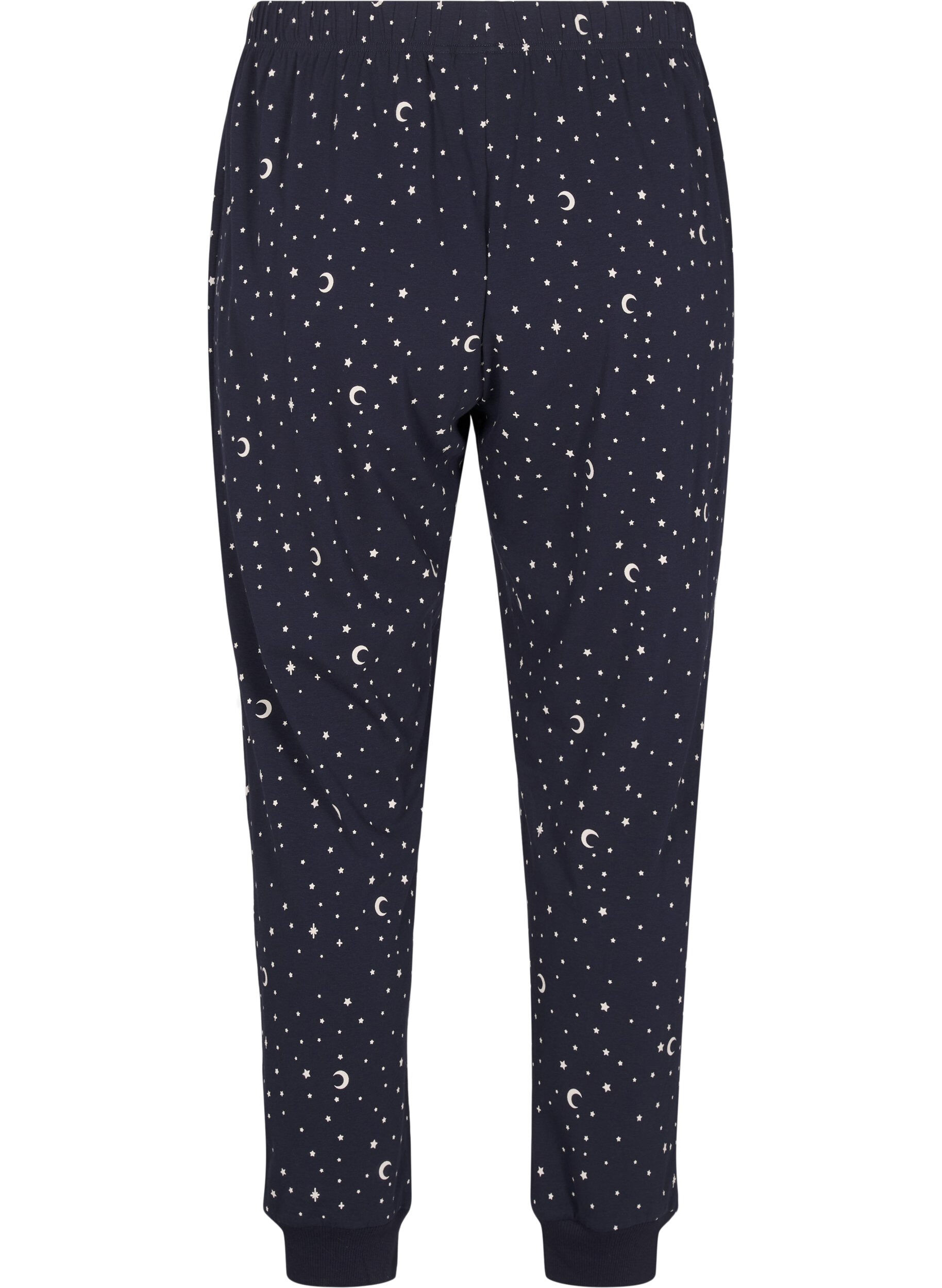 Zizzifashion Printed pyjama trousers, Blue, Packshot image number 1