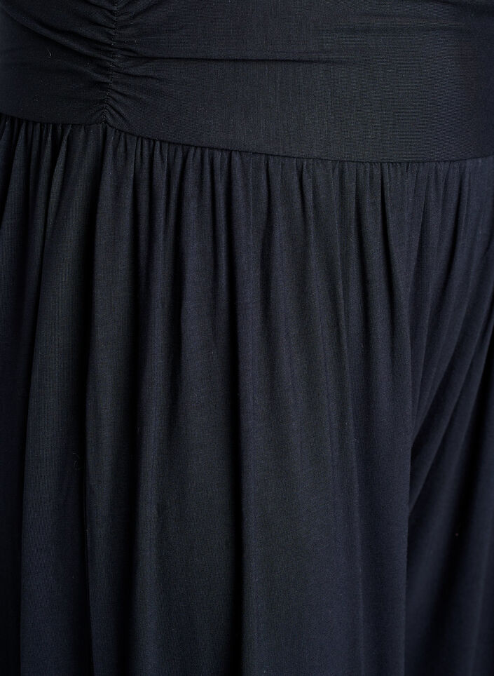 Loose-fitting harem trousers, Black, Packshot image number 2