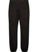 Loose pyjama bottoms in viscose with an elastic waist, Black, Packshot image number 0