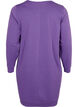 Sweatshirt dress with v-neckline, Deep Lavender, Packshot image number 1