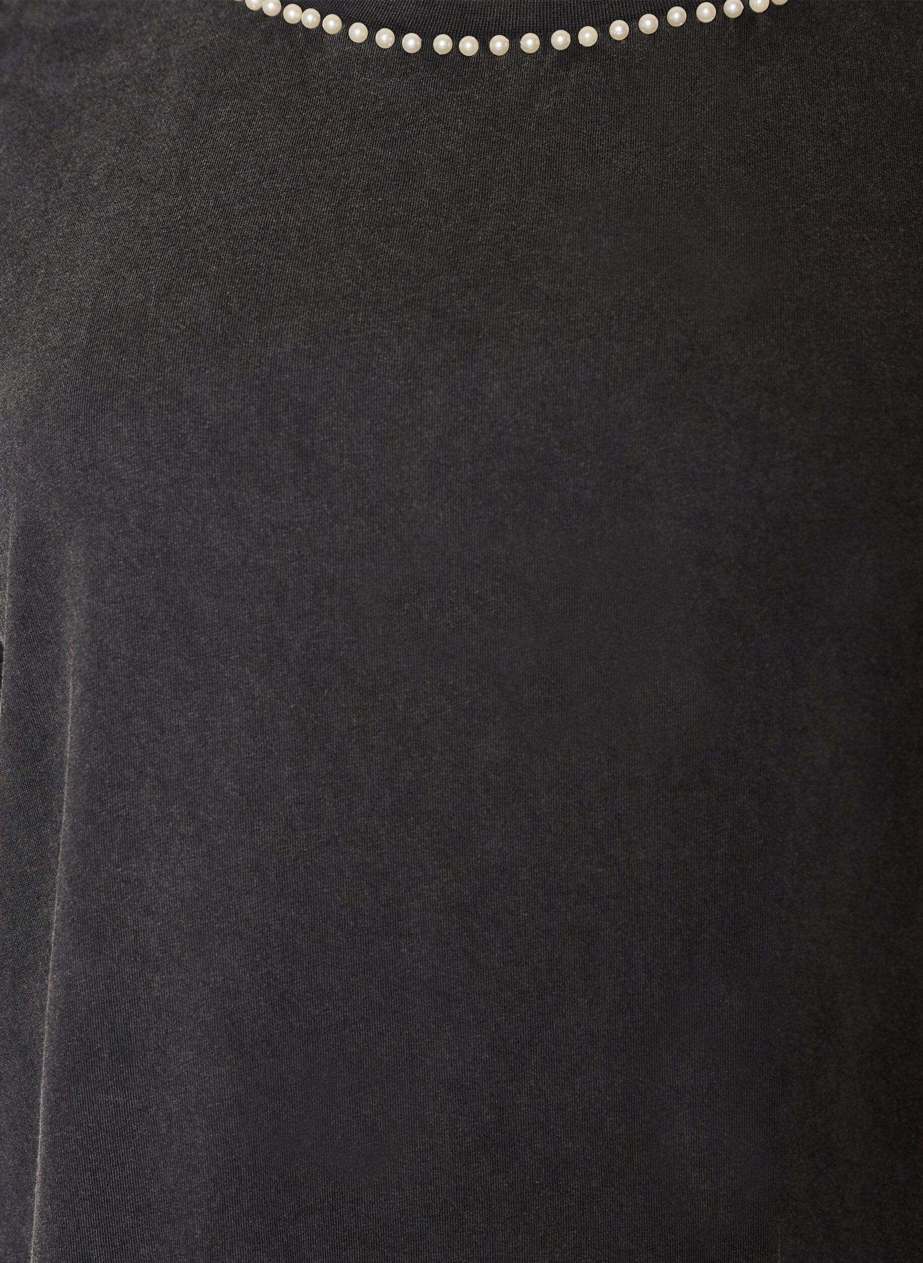ZizzifashionOrganic cotton graphic T-shirt, Grey, Packshot image number 2