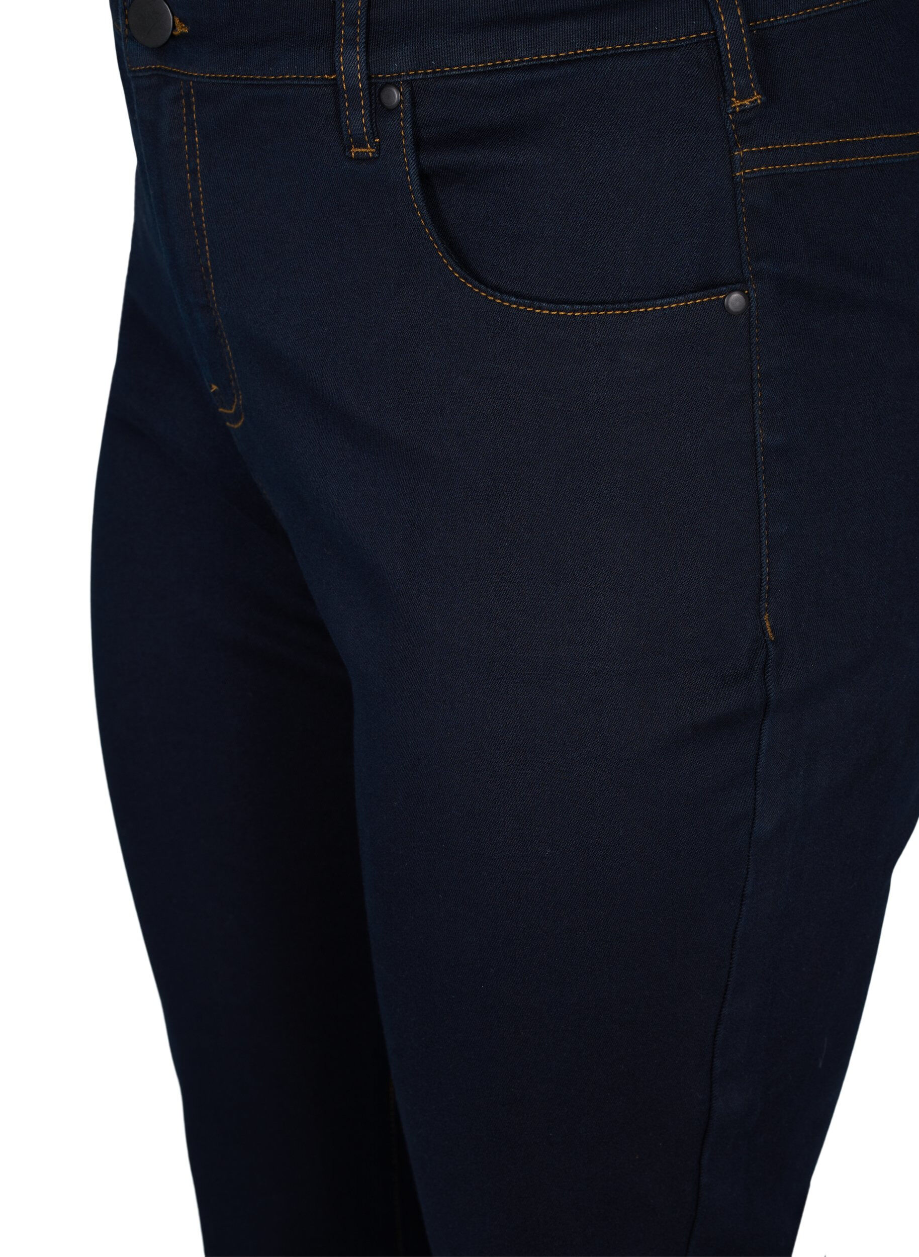 ZizzifashionSlim fit Emily jeans with normal waist, Blue, Packshot image number 2