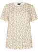 T-shirt with floral print, Vanilla, Packshot image number 0