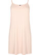 Plain-coloured slip dress in viscose, Vanilla, Packshot image number 0
