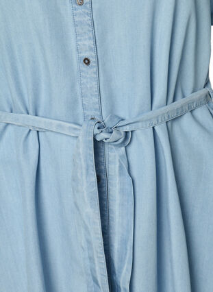 Denim dress, Light blue denim, Packshot image number 3