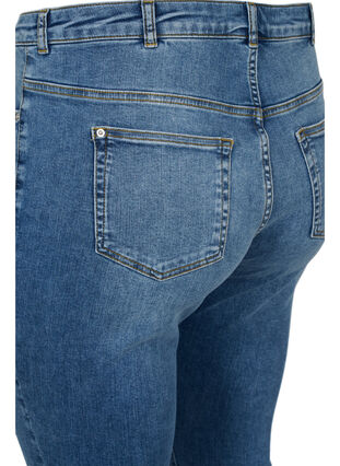 Super slim Amy jeans in cotton mixture, Blue denim, Packshot image number 3